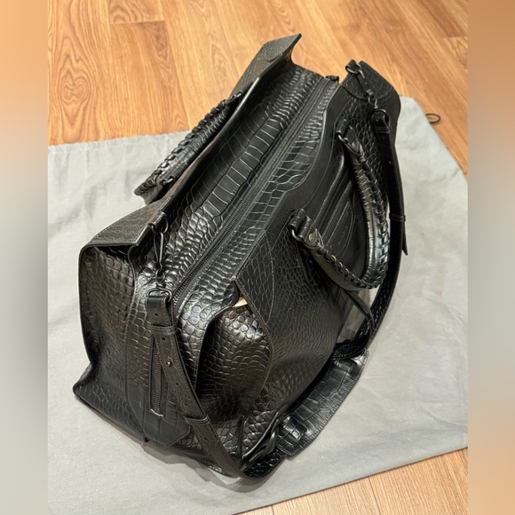 Large Balenciaga Neo Classic Handbag Croc Embossed - Picture 2 of 2